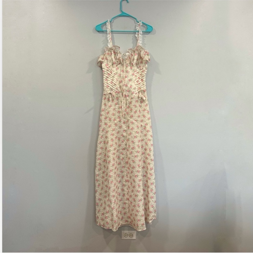 For Love & Lemons Amelia Maxi Dress Small S - Picture 2 of 6